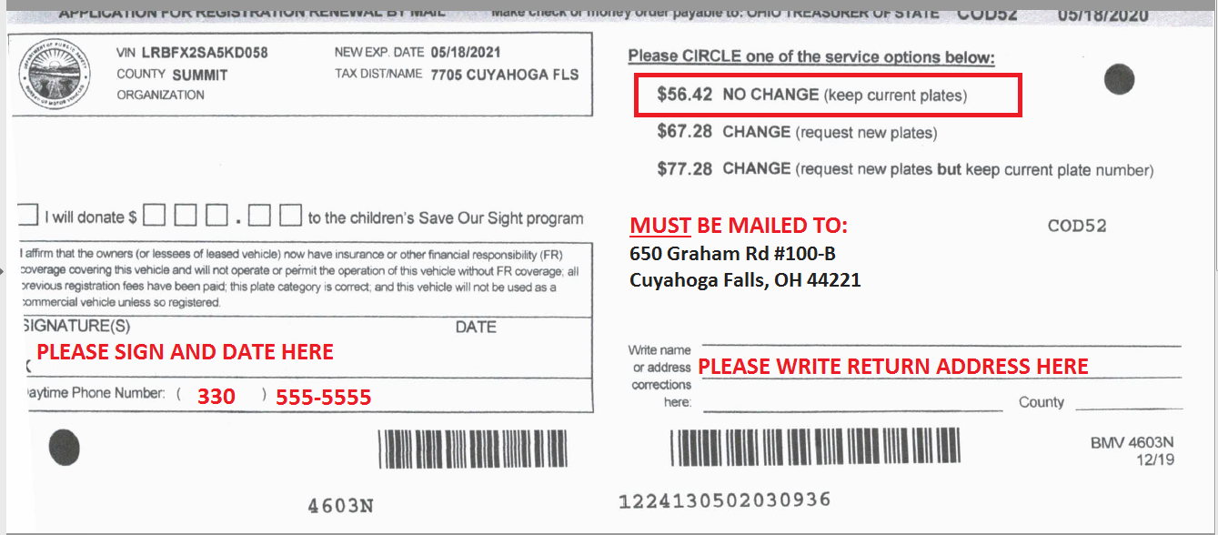 state of ohio bmv driving record